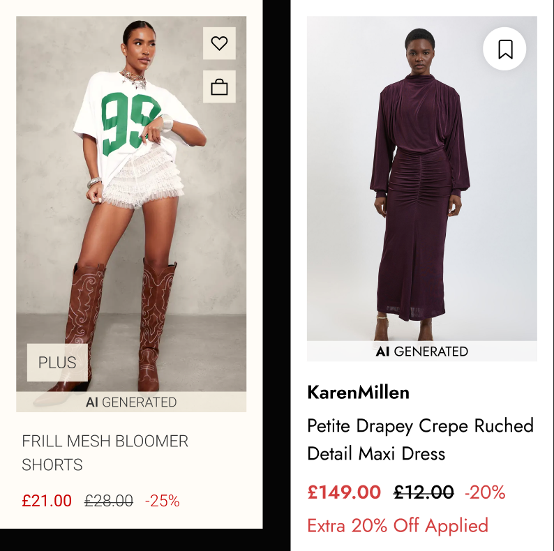 Product card comparison